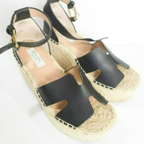 STEVEN New York Jackal Platform Wedge Sandals-6.5 - Picture 6 of 7